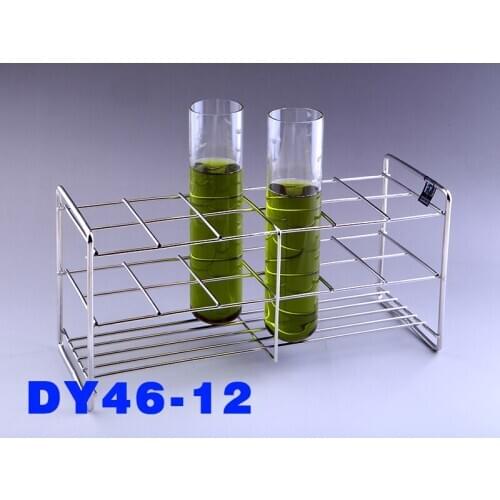 Test Tube Rack 12 Holes Dia.46mm 310*111*150mm Fit 42-45mm Tube , Stainless Steel Wire ,All Size Available In Store
