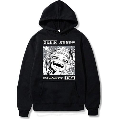 My Hero Academia Himiko Toga Boku No Hero Academia Hoodie Anime Hoodie Kawaii Hoodie for Women Men Sweatshirt Tops SUNOWE