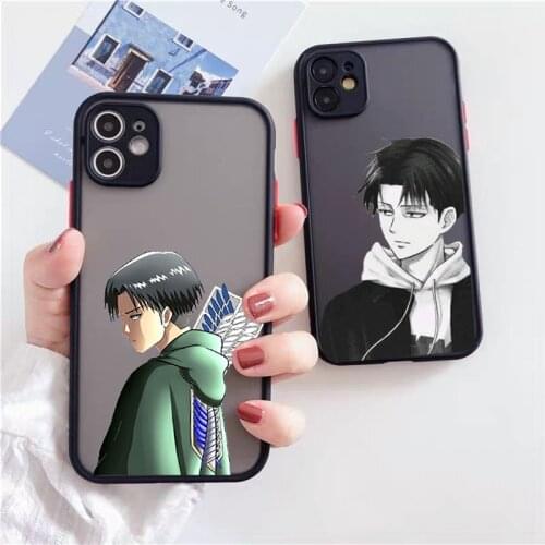 ZUIDID Attack On Titan Shockproof Phone Case For iPhone 12 11 Pro XS MAX X XR SE 20 7 8 6Plus Japan Anime Hard Clear Cover Coque