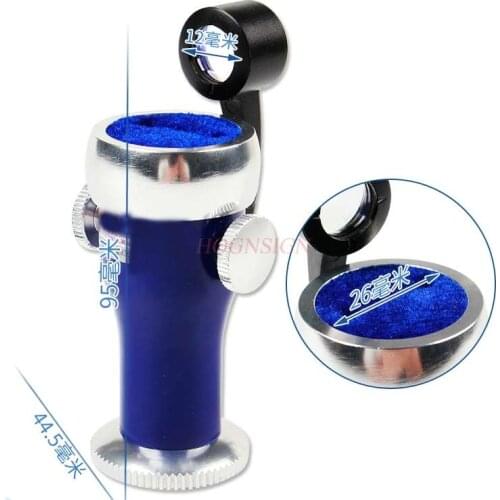 Magnifying equipment Magnifying glass 10 times desktop waist prism waist speculum jewelry mirror desktop identification