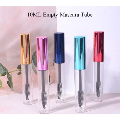 1pcs 10ml Empty Mascara Tube Wand Eyelash Cream Container Bottle Castor Oil Vials Women DIY Cosmetics Makeup Tool Accessories