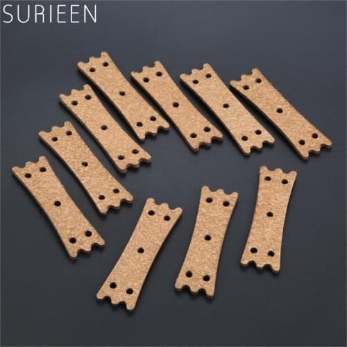 10 Pcs Hunting Microfiber Leather Slingshot Pouches Pouch For Outdoor Shooting Catapults Sling Shots Bow Replacements 62*14*18mm