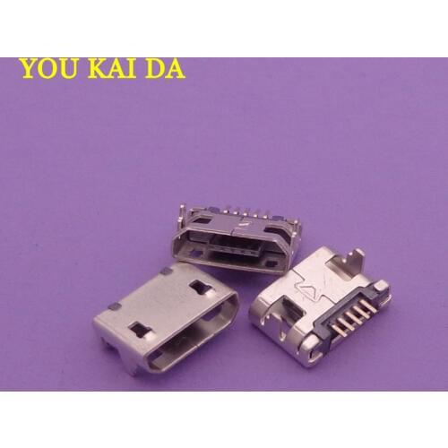 30pcs Micro mini 5pin USB connector Jack Charging Socket For OPPO X907 R807 R81Universal for Lenovo Huawei ZTE mobile phone
