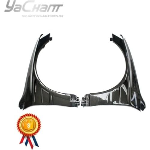 Car-Styling Carbon Fiber +20mm Front Fender Fit For 2001-2007 Lancer Evolution 7 8 9 VII VIII IX 7-9 CS D1 Style Front Fender