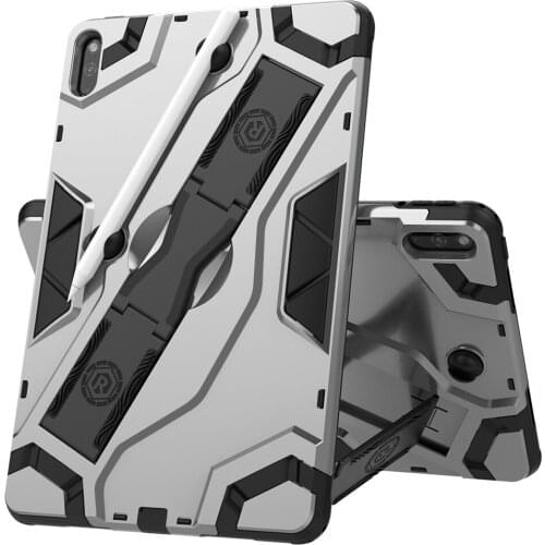 For Huawei MatePad 10.4" TPU+PC Case Shockproof Armor Portable Hand Strap Stand Tablet Protective Cover for Huawei MatePad 10.4"