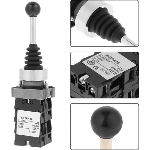Joystick Monolever Switch XD2PA14 4NO 4 Position Latching Return Momentary Joy Stick Car accessories
