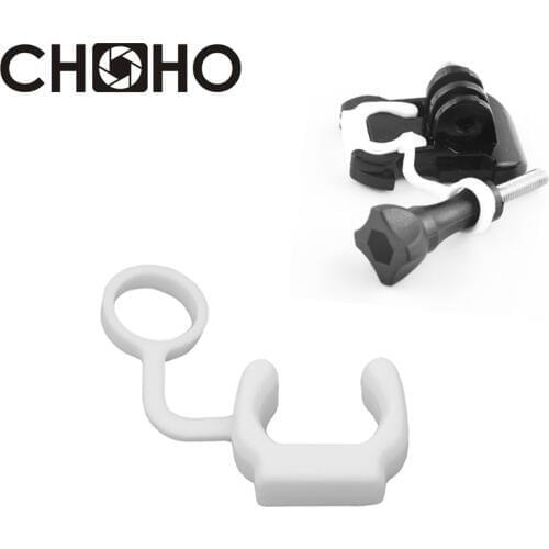 Anti-Lost Plug Lock White Silicone Rubber Locking for GOPRO Hero 7 6 5 8 Xiaomi YI 4K SJCAM SJ5000 SJ4000 Go Pro Accessories