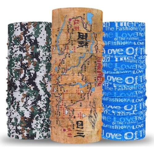 Outdoor Bandana Male Cycling Magic Men Scarf Camping Sports Cap Printed Army Camouflage Face Mask Hunting Scarves For Women