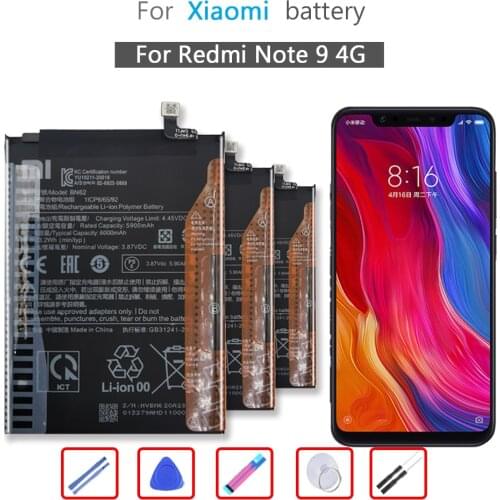 GUKEEDIANZI Xiaomi Redmi Note 9 4G Phone Batteries