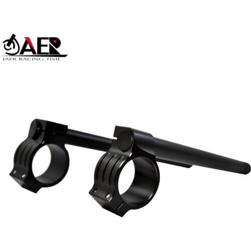 JAER Motorcycle 7/8" 51mm CNC Clip On Adjustable Handlebar Fork Clamp for Aprilia Mille R/RSVR RSV4 for Kawasaki ZX6R