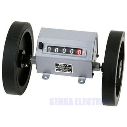 Z96-F Roller Wheel Mechanical Meter Counter Fabric Length Record Measure Counter Relay