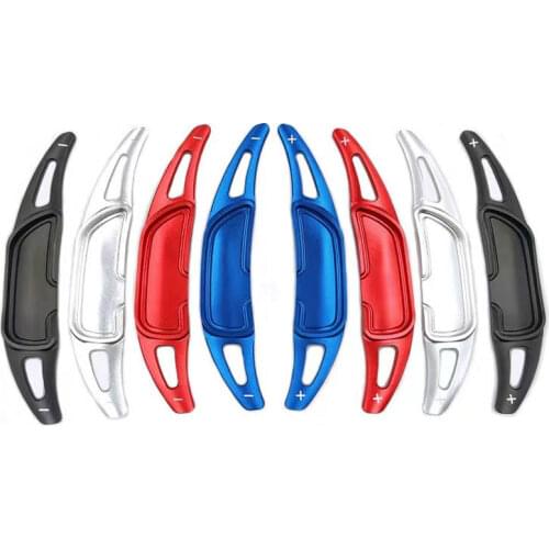 For Mercedes-Benz AMG A45 C63 G63 CLA45 GLC63 SL63 Steering Wheel Shift Paddles Extender Shifter DSG Sticker Car Accessories