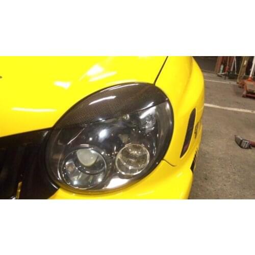 Carbon Fiber Headlight Eyelids Eyebrows for 2001-2002 Subaru Impreza WRX STi