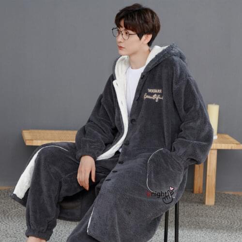 Okkdey Men's Warm Robes
