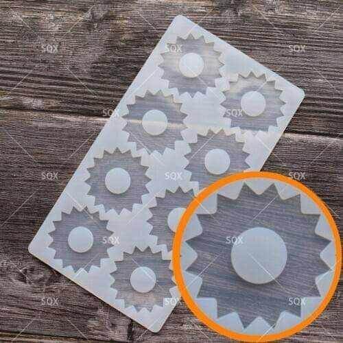 Gear Shape Silicone Chocolate Mold Silicon Mould for Fondant Cake Decoration Free Shopping SA69