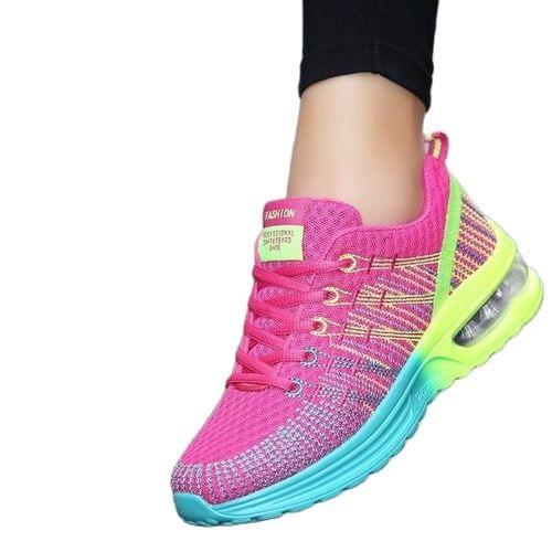 Women Running Shoes Fashion Sport Shoes Casual Mesh Breathable Air Cushion Sneakers Women Tennis Shoes Zapatos De Mujer