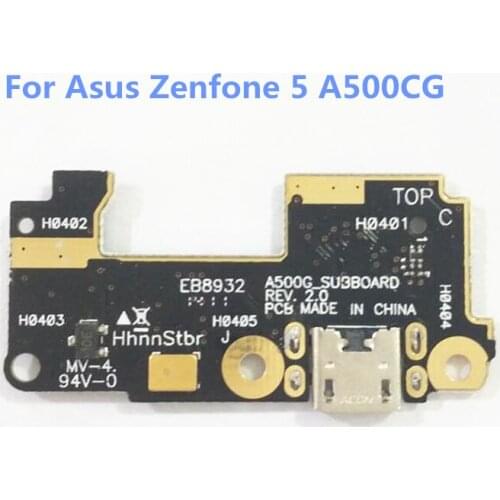 1PCS For ASUS Zenfone 5 A500CG T00J T00F Micro USB Charging Charger Port Dock Connector Flex Cable with Mic Module