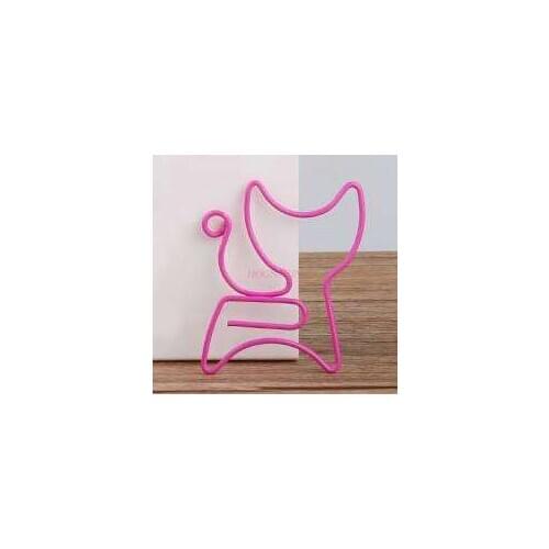 12pcs Kitty paper clip cute rose gold paper clip golden small pin pin paper clip decoration
