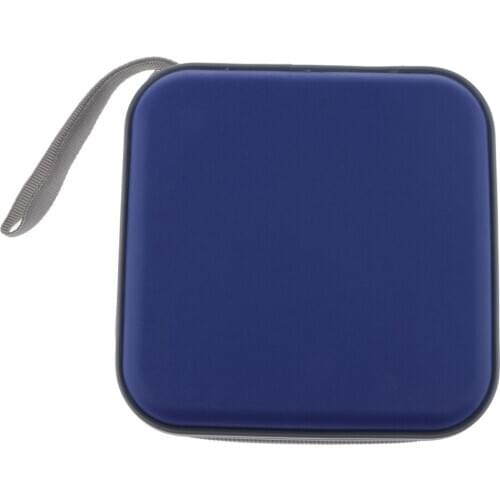 40 Capacity CD Case, DVD Storage DVD Case VCD Wallets Storage Organizer Flexible Plastic Protective DVD Storage, 5.91x5.91inch