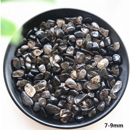 50g Natural Smoky Quartz Crystal Stones Bulk Assorted Tumbled Gem Stone Healing Natural Stones and Minerals