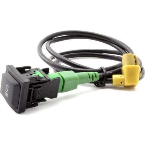 USB Input Cable Wire Harness Aux Adapter for BMW 3 5 Series E88 E87 E90 E91 E92 F10 F11 F18 F12 F13 F01 F02 F03 F04