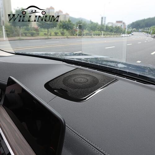 Car dashboard audio cover trim for BMW G01 X3 center console speaker loudspeaker horn decor casing shell music stereo upgrade