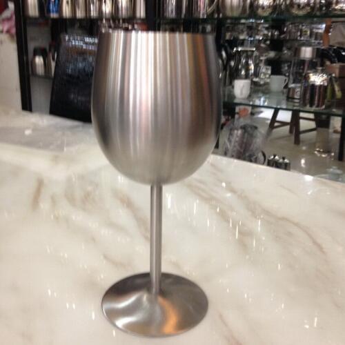 Tainless steel red metal cup of wine goblet creative promotion stainless steel wine cup