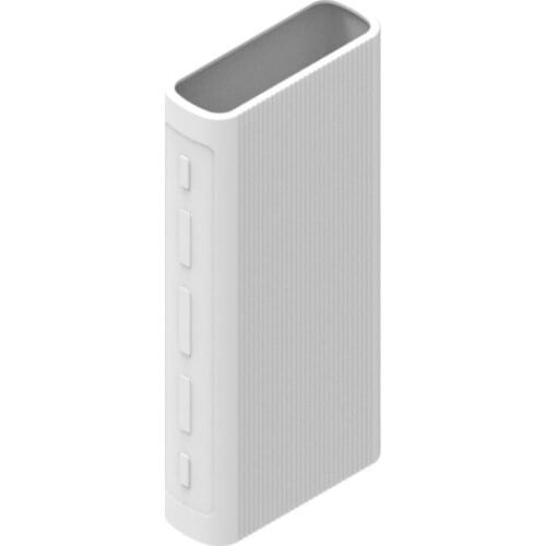 Power Bank Case For Xiao mi Silicone Cover 20000mAh External Battery Pack for Xiao mi PLM07ZM/PB2050ZM/PLM18ZM C7AA