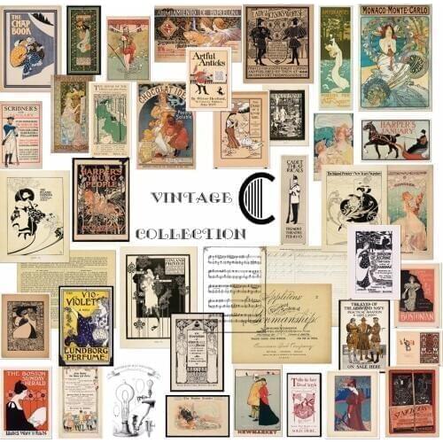 KSCRAFT Vintage Series Material Paper Set for Scrapbooking DIY Projects/Photo Album/Card Making Crafts