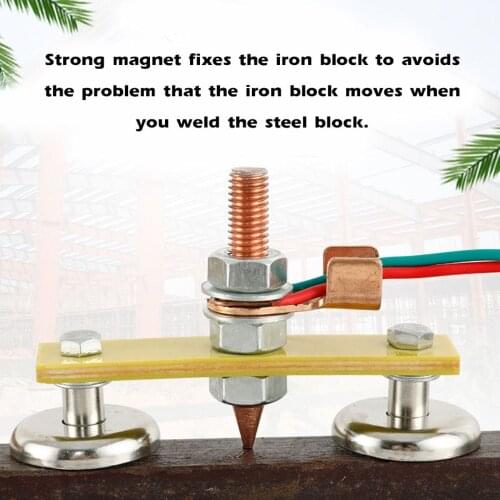 Strong Magnetic Welding Ground Clamp Connector Iron Artifact Locator Electromagnetic Holder Tool