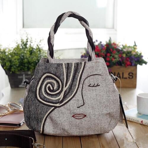 New Appliques Womens Handbags!High-quality Nice Characters Small bagsHot Fashion Ladys casual carry bag fashion lady handbags