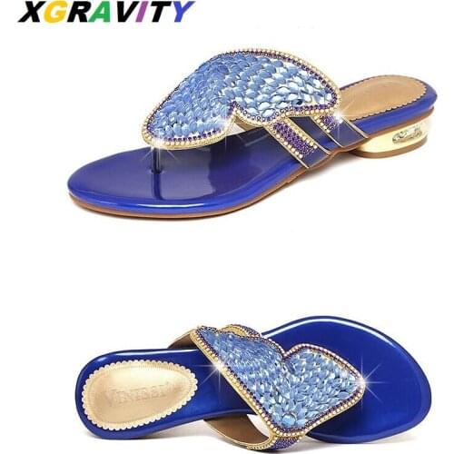 New Big Butterfly Design Flat Shoes Elegant Rhinestone Stylish Women Flat Slides Female Leisure Sandals Outdoor Shoes Beach Shoe