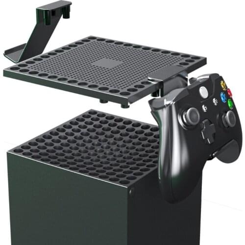 Host Dust Cover For X-box -Series X Multi-Function Heat Dissipation And Dust-Proof Net Earphone Handle Rack Accessories
