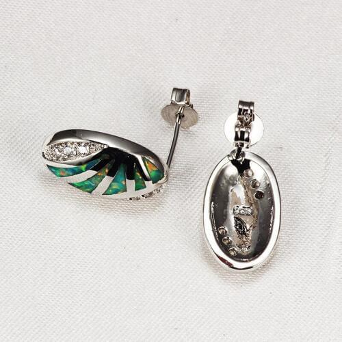 Green Opal Earrings ER382