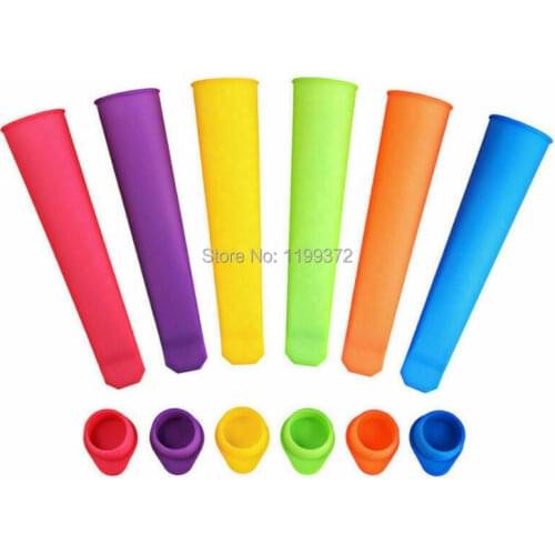 200pcs 20cm Silicone Yogurt Push Up Ice Cream ice Lolly Maker Stick Jelly Frozon Mould Mold DIY
