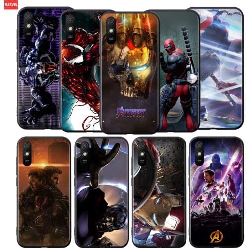 Silicone Cover Marvellegends Iron Man For Xiaomi Redmi 9T 9 9C 9A 9AT 9i 8 8A 7 6 Pro 7A 6A 5 5A 4X Plus Phone Case