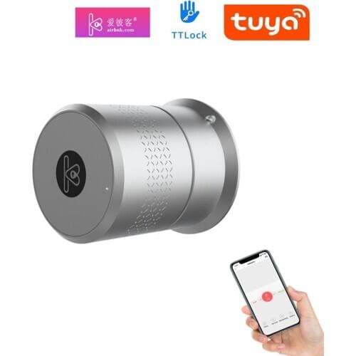 Smart Bluetooth Remote Control US Deadbolt Lock M510 Fingerprint Keypad Airbnk TTLock Tuya APP Optional