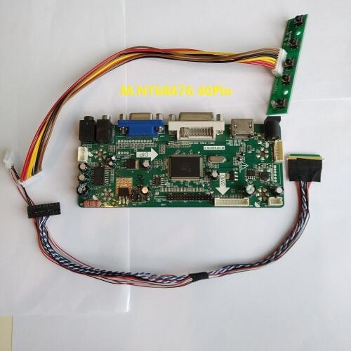 LED kit HDMI display for 40pin B156RW01 V3 1600X900 15.6" monitor audio LCD M.NT68676 VGA DVI driver controller board LVDS