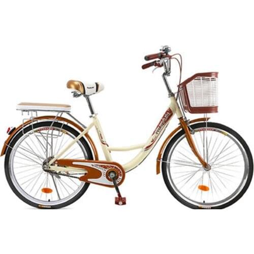 Bicycle Female Light Work Adult Commuter Single Speed Bike Lady Retro