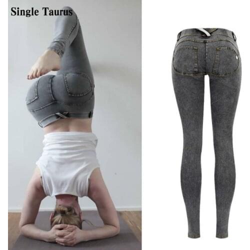 Streetwear Push Up Jeans Women Low Waist Summer Skinny Denim Pencil Pants Sexy Twotwinstyle Fashion Icon Gray Cargo Pants Women