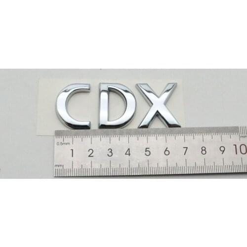 For Chevrolet CDX Emblem Car Rear Tailgate Trunk Badge Logo Letters Sticker Nameplate