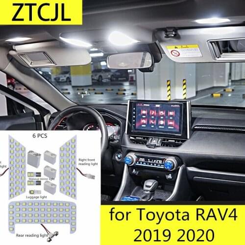 ZTCJL High brightness and good quality White Car Interior Reading LED Light Bulb Kit 12V Fit for Toyota RAV4 2019 2020 2021