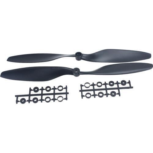 F01979 1Pair 10x4.5" 1045 1045R CW CCW Propeller Plastic Props Black for DJI F450 500 F550 FPV Multi-Copter RC QuadCopter Drone
