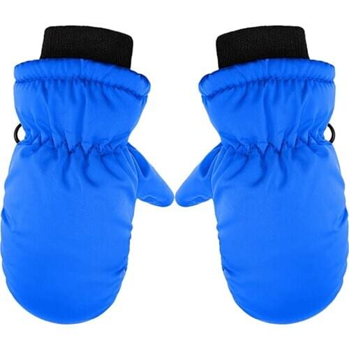 1 Pairs Toddler Kids Baby Boys Girls Mittens Ski Gloves Waterproof Winter Warm Skiing Snow Mittens Childrens Gloves