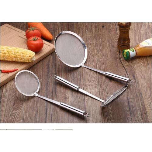 1PC Stainless Steel Wire Fine Mesh Oil Strainer High Quality Flour Sifter Sieve Colanders DIY Kitchen Tools PN 003