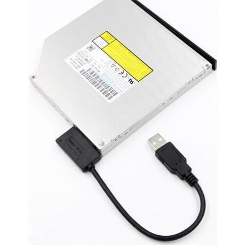35CM USB Adapter PC 6P 7P CD DVD Rom SATA to USB 2.0 Converter Slimline Sata 13 Pin Drive Cable For PC Laptop Notebook