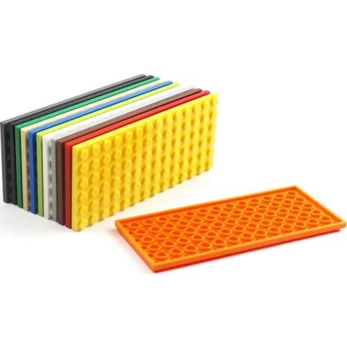 50pcs Bulk Citi Building Blocks Baseplate 6 X 14 MOC Car Parts Model 3456 Creative Architecture Brick for Kids Educational Toys