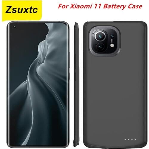 For Xiaomi Mi 11 Battery Case 6800 Mah Charger Case Smart Phone Cover Power Bank For Xiaomi Mi 11 Battery Case Capa