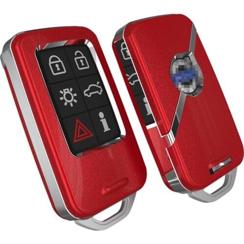Kwaks ABS Car Key Case For Volvo S80L S60L XC60 V40 S60 V60 One Button Start Engine Keyless Smart Control Key Holder