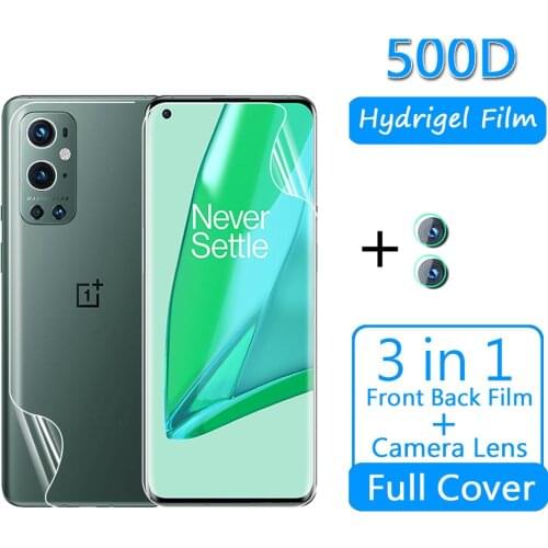 For OnePlus 9 Pro Hydrogel Camera Lens Front Back Protective Film Screen Protector For One Plus OnePlus9 Pro 6.7" Film Not Glass